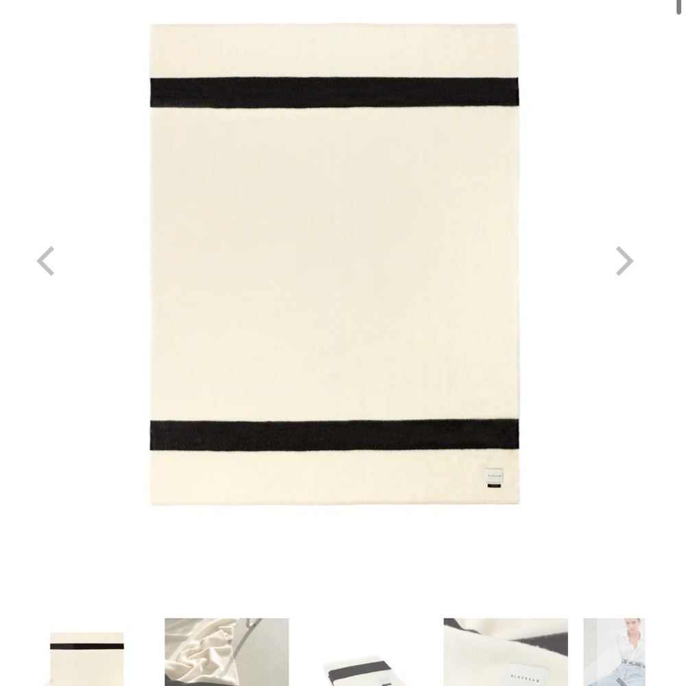 NWT BLACKSAW blanket